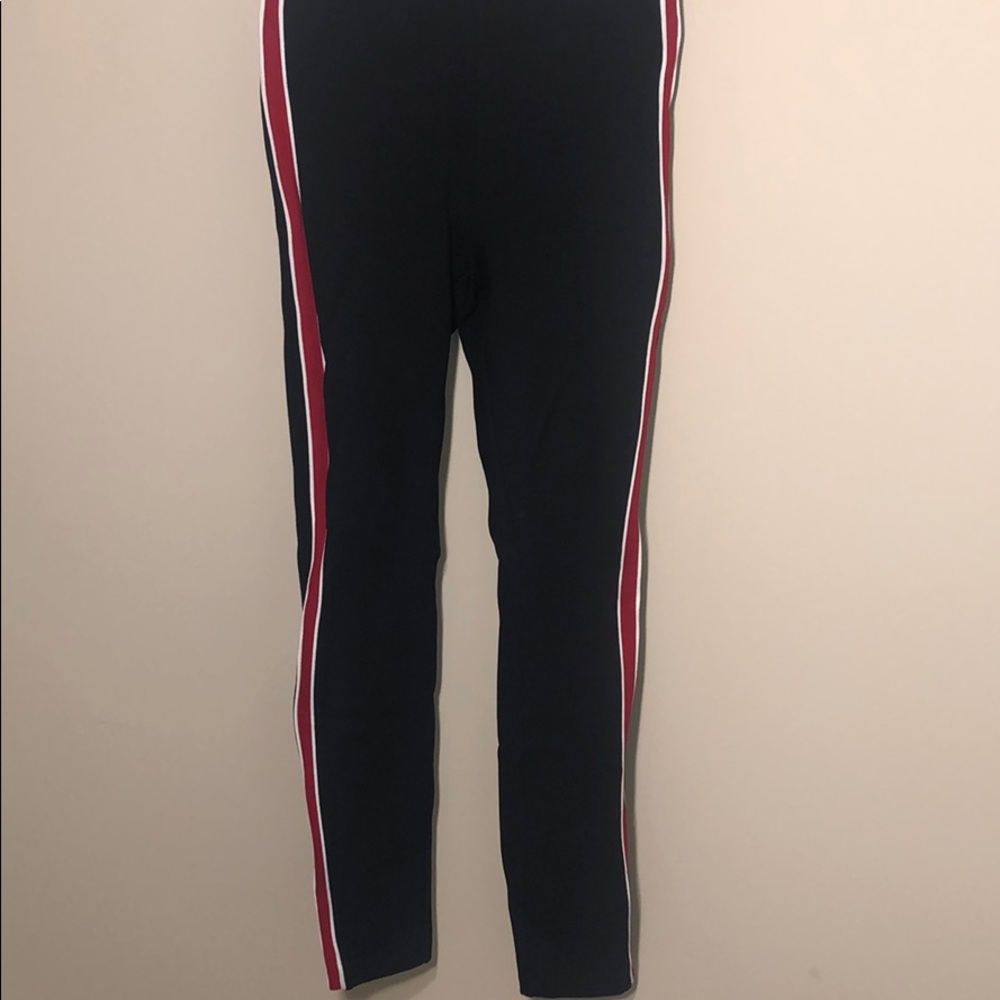 Black/red/white pants